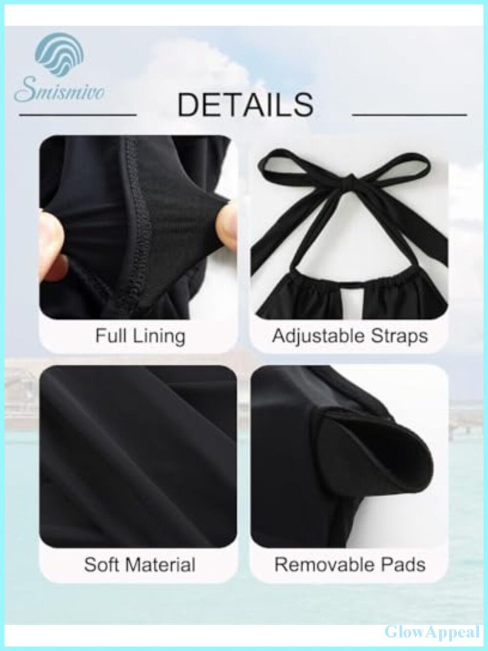 Tummy Control One Piece Swimsuit Halter Ruched Full Coverage View 5